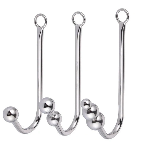 Anal Hooks 5334 Elegant Beaded and Hook Collar Cuffs with Anal 0818